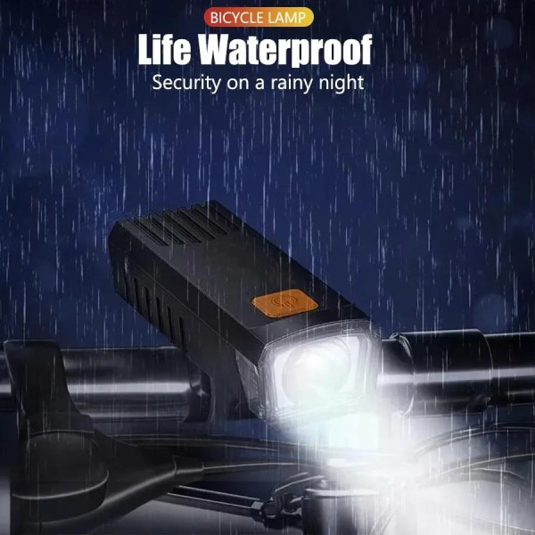 Велосипедна Фара 604-LED 100 Люмен Type-C Велосипедна Фара 604-LED 100 Люмен Type-C