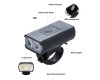Велофонарь 804-2T6, waterproof, Li-Ion аккум., ЗУ Type-C