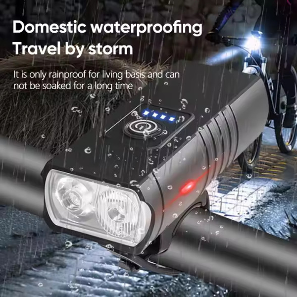 Велосипедна Фара F0-60-2T6 6 Режимів Type-C Велосипедна Фара F0-60-2T6 6 Режимів Type-C