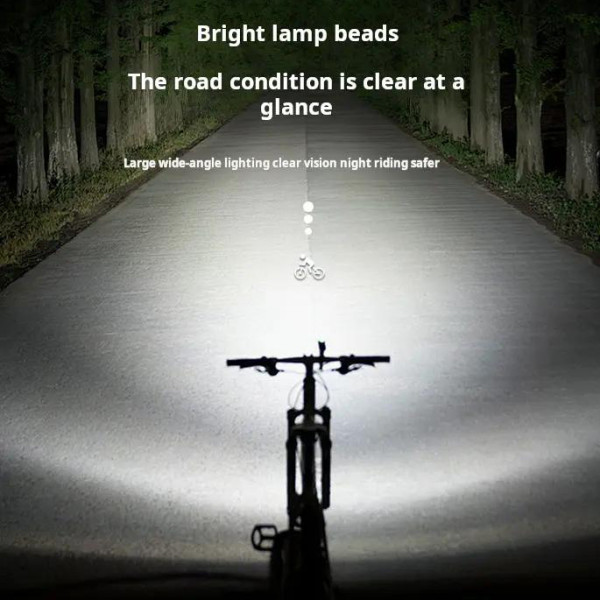 Велосипедна Фара BL-2502-TX3 3 Режими Роботи Type-C Велосипедна Фара BL-2502-TX3 3 Режими Роботи Type-C