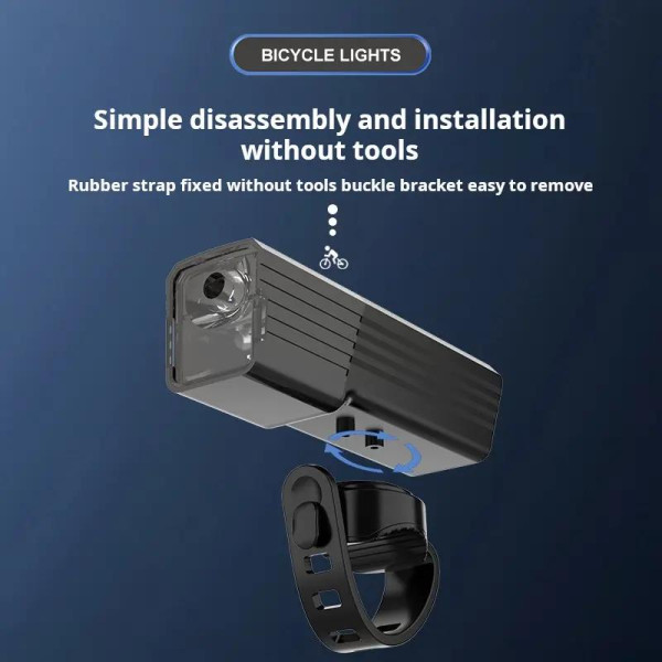 Велосипедна Фара BL-2024-4-XPG Індикатор Зарядки Type-C Велосипедна Фара BL-2024-4-XPG Індикатор Зарядки Type-C