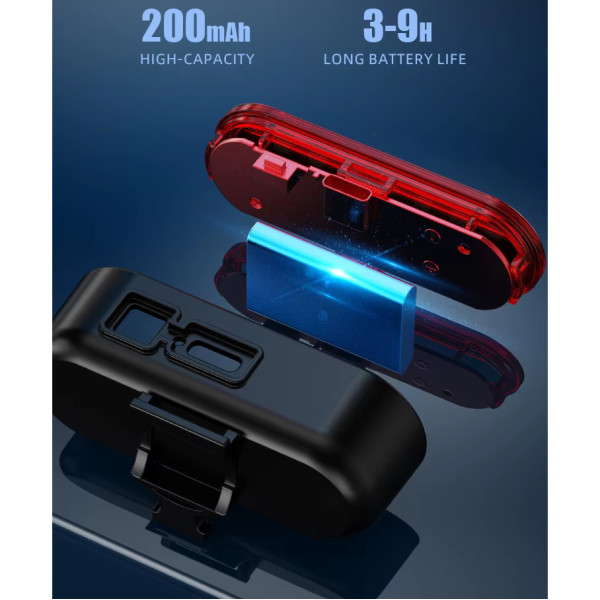 Велосипедний Стоп-Сигнал AH20-7SMD З Указівниками Поворотів Велосипедний Стоп-Сигнал AH20-7SMD З Указівниками Поворотів