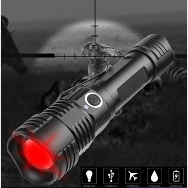 Ліхтар PLD-11-4XPE RGB 1х18650 ЗУ microUSB Zoom Box Ліхтар PLD-11-4XPE RGB 1х18650 ЗУ microUSB Zoom Box