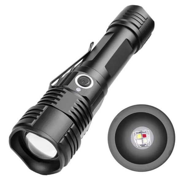 Ліхтар PLD-11-4XPE RGB 1х18650 ЗУ microUSB Zoom Box Ліхтар PLD-11-4XPE RGB 1х18650 ЗУ microUSB Zoom Box