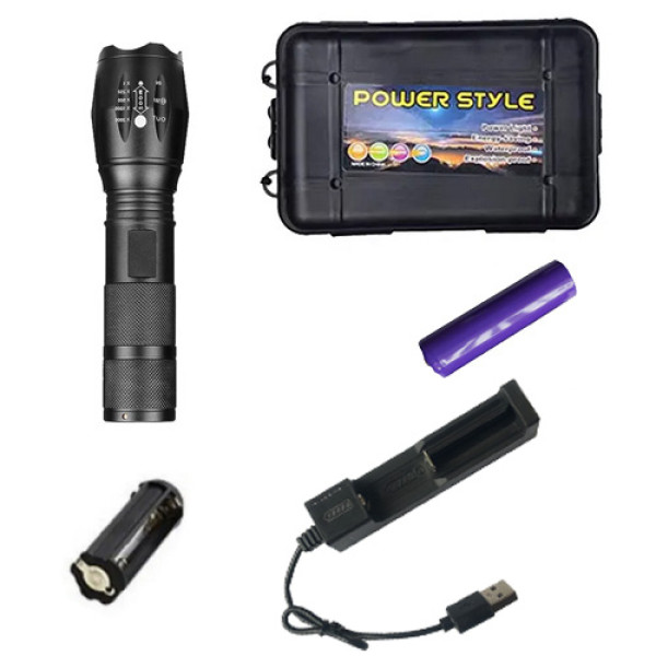 Ліхтар R5-2XPE White+Red 1х18650/3xAAA ЗУ USB Zoom Box Ліхтар R5-2XPE White+Red 1х18650/3xAAA ЗУ USB Zoom Box