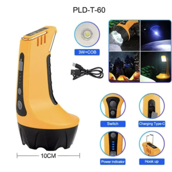 Ліхтар T60-3W+COB Li-Ion Акумулятор Індикація Заряду Гачок ЗУ Type-C Box Ліхтар T60-3W+COB Li-Ion Акумулятор Індикація Заряду Гачок ЗУ Type-C Box