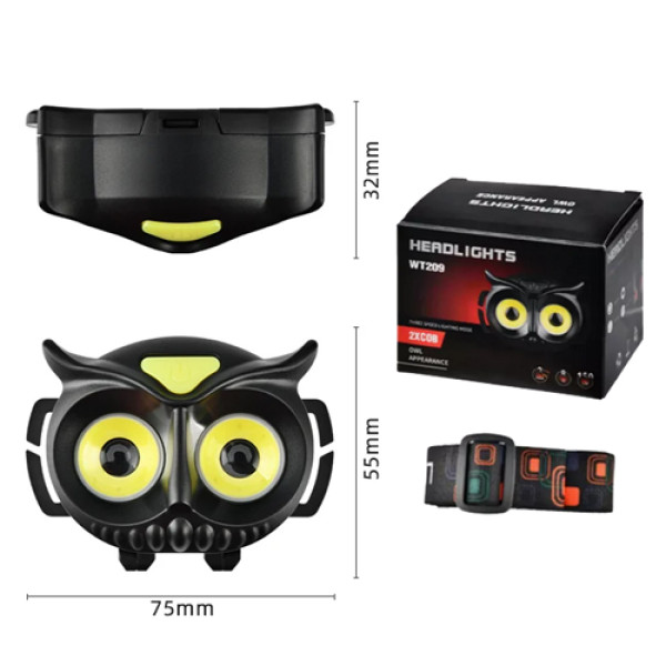 Ліхтар Налобний PLD-WT209-2COB COBA 3xAAA Ліхтар Налобний PLD-WT209-2COB COBA 3xAAA