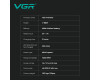 Тример VGR V-880T BLACK EXTERNAL ROTOR MOTOR MIM BLADE 4 Насадки Док-Станція Тример VGR V-880T BLACK EXTERNAL ROTOR MOTOR MIM BLADE 4 Насадки Док-Станція