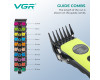 Акумуляторна Машинка Для Стрижки Clipper VGR V-880C WHITE EXTERNAL ROTOR MOTOR MIM BLADE 11 Насадок Док-Станція
