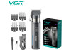 Акумуляторна Машинка Для Стрижки Clipper VGR V-687 4 Насадки LED Display Акумуляторна Машинка Для Стрижки Clipper VGR V-687 4 Насадки LED Display