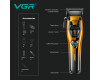 Акумуляторна Машинка Для Стрижки Clipper VGR V-668 VECTOR MOTOR 8000-11000 RPM 6 Насадок LED Display Акумуляторна Машинка Для Стрижки Clipper VGR V-668 VECTOR MOTOR 8000-11000 RPM 6 Насадок LED Display