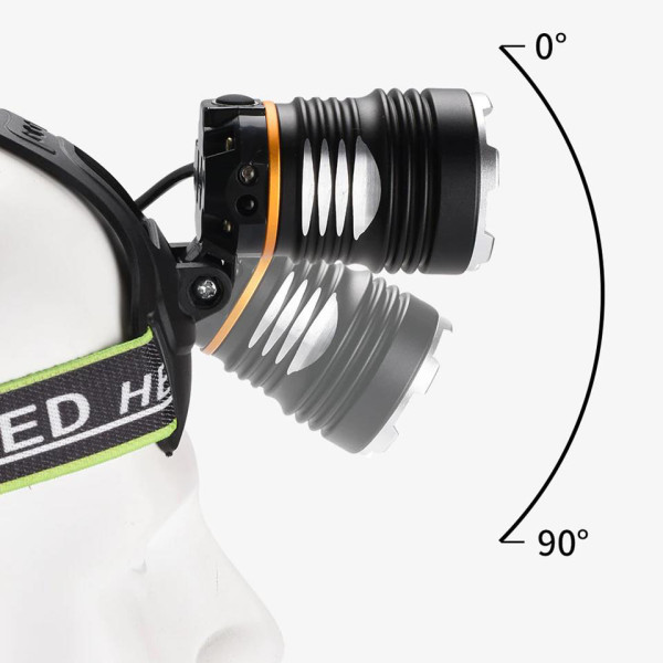 Ліхтар налобний BL-8003-P50, 2x18650, zoom, ЗУ microUSB, Box