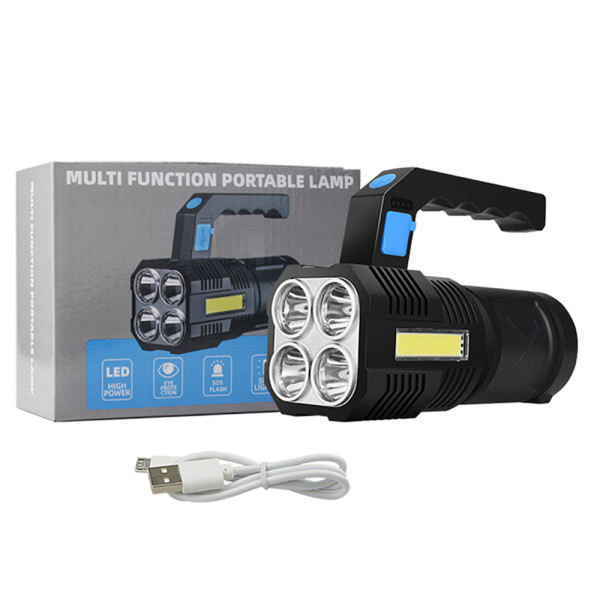 Ліхтар Портативний X510-4LED+COB Li-Ion Акумулятор ЗУ microUSB Box Ліхтар Портативний X510-4LED+COB Li-Ion Акумулятор ЗУ microUSB Box