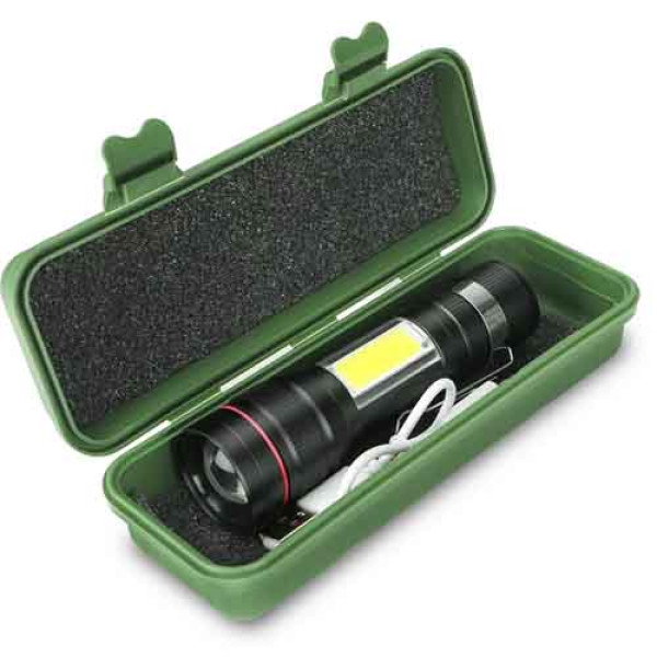 Ліхтар BL-520-T6+COB Li-Ion Акумулятор ЗУ microUSB Zoom Box Ліхтар BL-520-T6+COB Li-Ion Акумулятор ЗУ microUSB Zoom Box