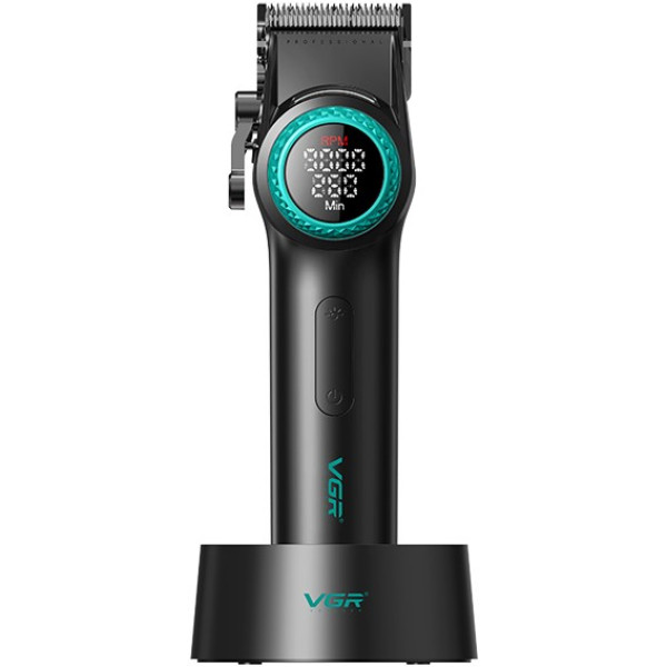 Акумуляторна Машинка Для Стрижки VGR V-001 BLACK 10 Насадок 9000 RPM 4600 mAh LED Light LED Display Акумуляторна Машинка Для Стрижки VGR V-001 BLACK 10 Насадок 9000 RPM 4600 mAh LED Light LED Display