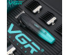 Акумуляторна Машинка Для Стрижки VGR V-003 GREEN 6 Насадок TURBO Режим 9000 RPM Керамічне Лезо LED Display Акумуляторна Машинка Для Стрижки VGR V-003 GREEN 6 Насадок TURBO Режим 9000 RPM Керамічне Лезо LED Display