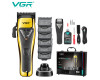 Акумуляторна Машинка Для Стрижки VGR V-015 6 Насадок з Магнітами VECTOR MOTOR 9000 RPM LED Display Акумуляторна Машинка Для Стрижки VGR V-015 6 Насадок з Магнітами VECTOR MOTOR 9000 RPM LED Display