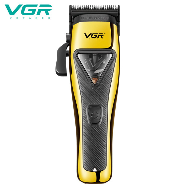Акумуляторна Машинка Для Стрижки VGR V-015 6 Насадок з Магнітами VECTOR MOTOR 9000 RPM LED Display Акумуляторна Машинка Для Стрижки VGR V-015 6 Насадок з Магнітами VECTOR MOTOR 9000 RPM LED Display