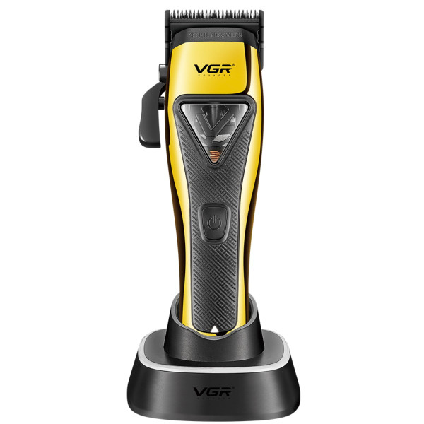 Акумуляторна Машинка Для Стрижки VGR V-015 6 Насадок з Магнітами VECTOR MOTOR 9000 RPM LED Display Акумуляторна Машинка Для Стрижки VGR V-015 6 Насадок з Магнітами VECTOR MOTOR 9000 RPM LED Display