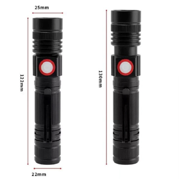 Ліхтар BL-502-T6+COB 1x18650 Магніт Затискач Zoom ЗУ microUSB Ліхтар BL-502-T6+COB 1x18650 Магніт Затискач Zoom ЗУ microUSB