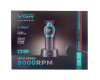 Триммер  VGR V-886T GREEN, 4 насадки, LED display, 8000RPM