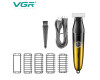 Бритва-триммер для стрижки бороды и усов VGR V-339 GOLD, 4 насадки, IPX7