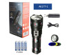 Ліхтар NIGHT VISION FLUORESCENCE AK177-1 WHITE LASER LED PM60-TG 4х18650 Power Bank Індикація Заряду ЗУ Type-C Zoom 5 Фільтрів Ліхтар NIGHT VISION FLUORESCENCE AK177-1 WHITE LASER LED PM60-TG 4х18650 Power Bank Індикація Заряду ЗУ Type-C Zoom 5 Фільтрів