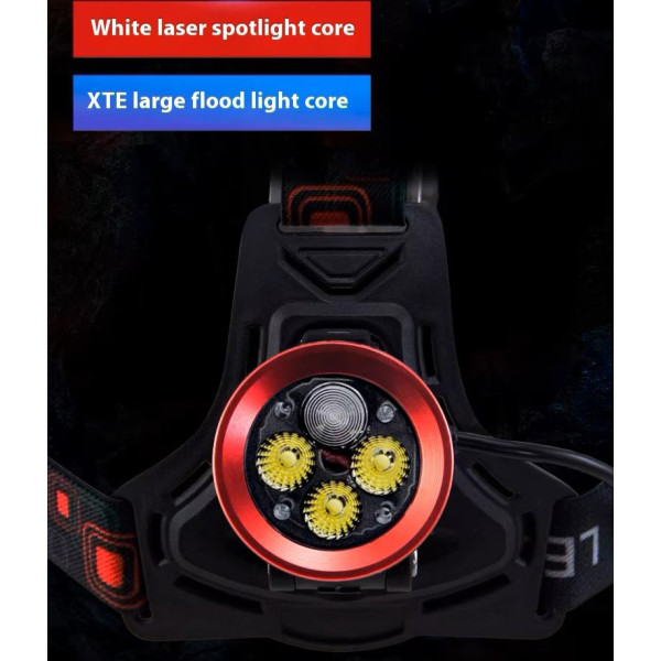 Ліхтар Налобний CT021 3+1 ULTRA LED 3x18650 Power Bank ЗП Type-C Ліхтар Налобний CT021 3+1 ULTRA LED 3x18650 Power Bank ЗП Type-C