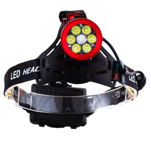 Ліхтар Налобний CT021 6+1 ULTRA LED 3x18650 Power Bank ЗП Type-C