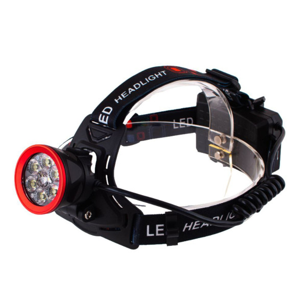 Ліхтар Налобний CT021 6+1 ULTRA LED 3x18650 Power Bank ЗП Type-C