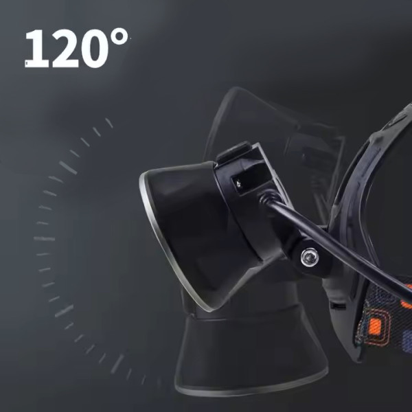 Ліхтар Налобний CT021 10+1 ULTRA LED 3x18650 Power Bank ЗП Type-C