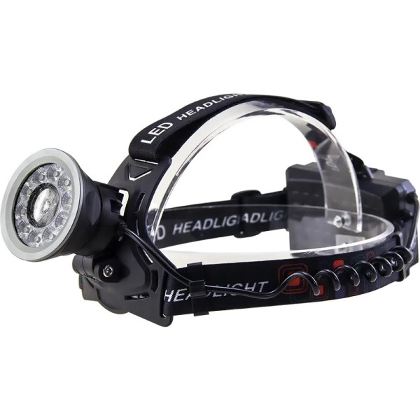 Ліхтар Налобний CT021 10+1 ULTRA LED 3x18650 Power Bank ЗП Type-C