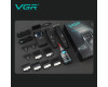 Комплект VGR 3 в 1 V-640 S3 BLACK, машинка для стрижки (clipper), триммер и электробритва (шейвер)