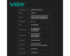 Комплект VGR 3 в 1 V-640 S3 BLACK, машинка для стрижки (clipper), триммер и электробритва (шейвер)