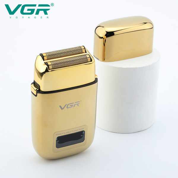 Електробритва VGR V-338 Шейвер GOLD Вологозахисна Додаткова Насадка LED Display Електробритва VGR V-338 Шейвер GOLD Вологозахисна Додаткова Насадка LED Display