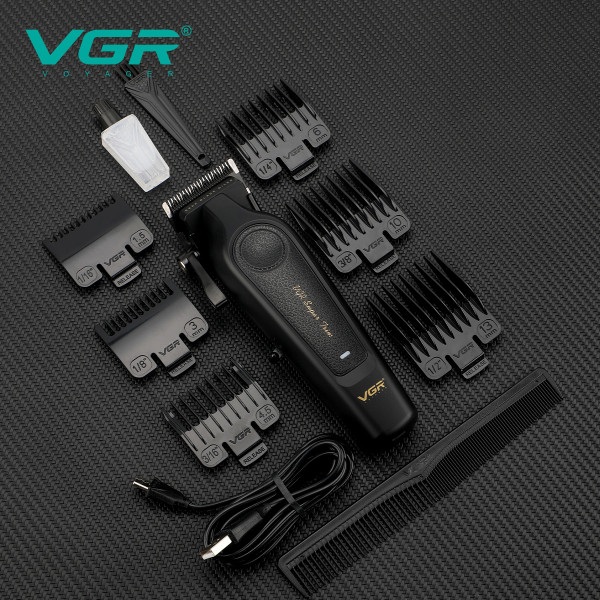 Акумуляторна Машинка Для Стрижки Clipper VGR V-197 6 Насадок LED Display Акумуляторна Машинка Для Стрижки Clipper VGR V-197 6 Насадок LED Display