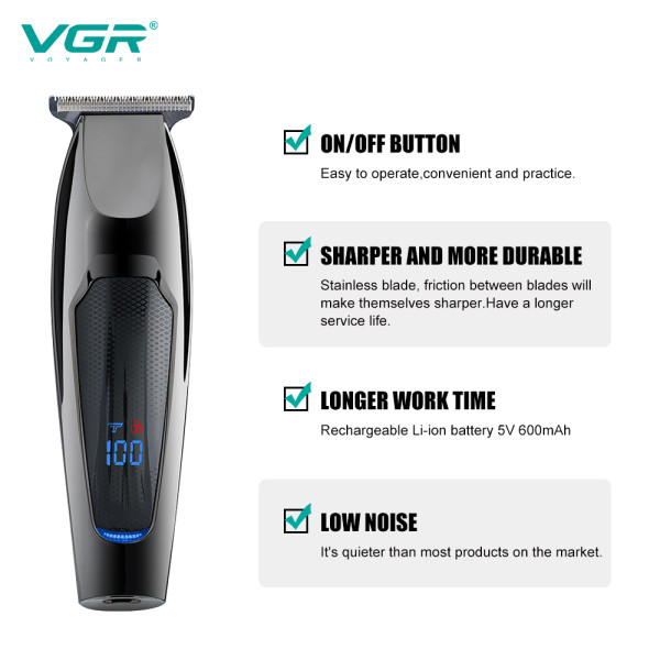 Тример VGR V-070 5 Насадок LED Display Тример VGR V-070 5 Насадок LED Display