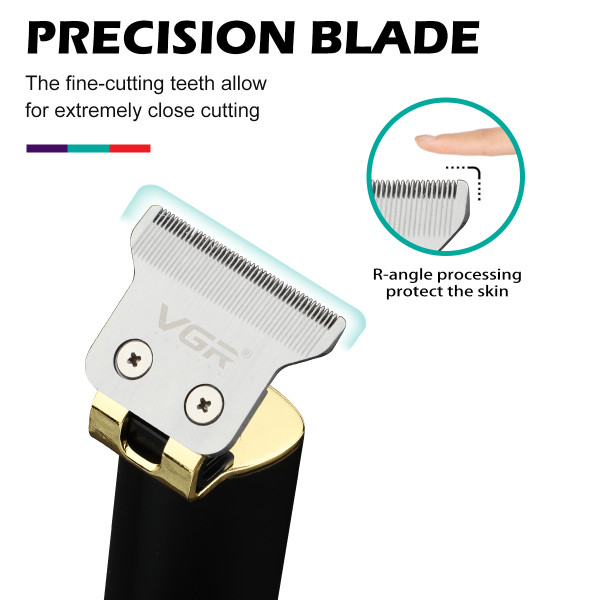 Тример VGR V-009 GREEN TURBO-Режим 4 Насадки LED Підсвітка Тример VGR V-009 GREEN TURBO-Режим 4 Насадки LED Підсвітка