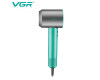 Фен профессиональный VGR V-440 GREEN, 3 уровня обдува, 3 уровня температуры, 11000 RPM 3 насадки