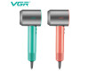 Фен профессиональный VGR V-440 PINK, 3 уровня обдува, 3 уровня температуры, 11000 RPM 3 насадки