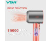 Фен профессиональный VGR V-440 PINK, 3 уровня обдува, 3 уровня температуры, 11000 RPM 3 насадки