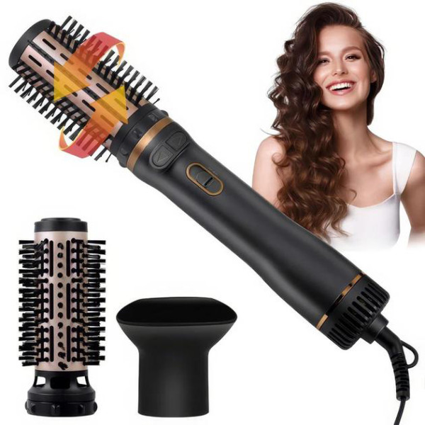 Фен стайлер для укладки и завивки волос VGR V-496 3 в 1, Professional, 1000 Вт