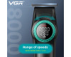 Триммер VGR V-977 BLACK, регулировка мощности 6000 - 8000 RPM, 2500 mAh, 4 насадки, LED display