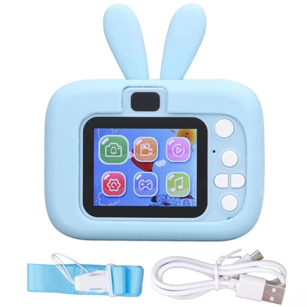 Фотоапарат дитячий X900 Rabbit, blue
