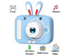 Фотоапарат дитячий X900 Rabbit, blue