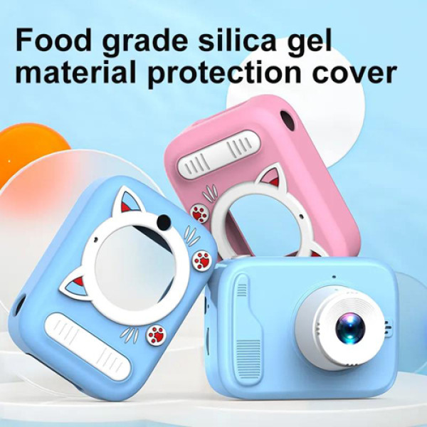 Фотоапарат дитячий X900 Cat, blue