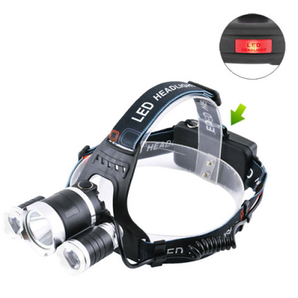 Ліхтар Налобний Police 3000-T6+2XPE 2x18650 Signal Light ЗП 220V/12V Box Ліхтар Налобний Police 3000-T6+2XPE 2x18650 Signal Light ЗП 220V/12V Box