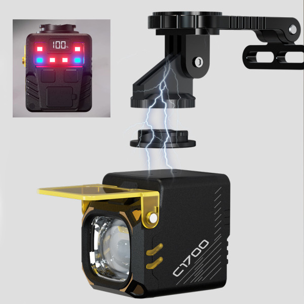 Велофара Q05, 500LM, Li-Ion аккумулятор, ЗУ Type-C