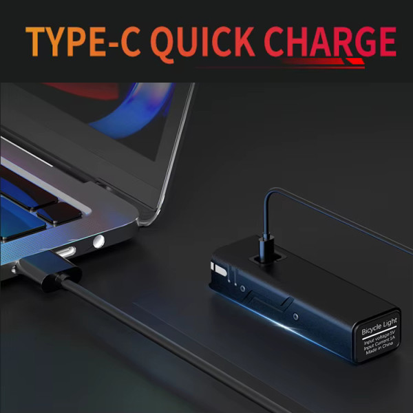 Велосипедна Фара Q06 5 Режимів 310LM Li-Ion Акумулятор Type-C Велосипедна Фара Q06 5 Режимів 310LM Li-Ion Акумулятор Type-C