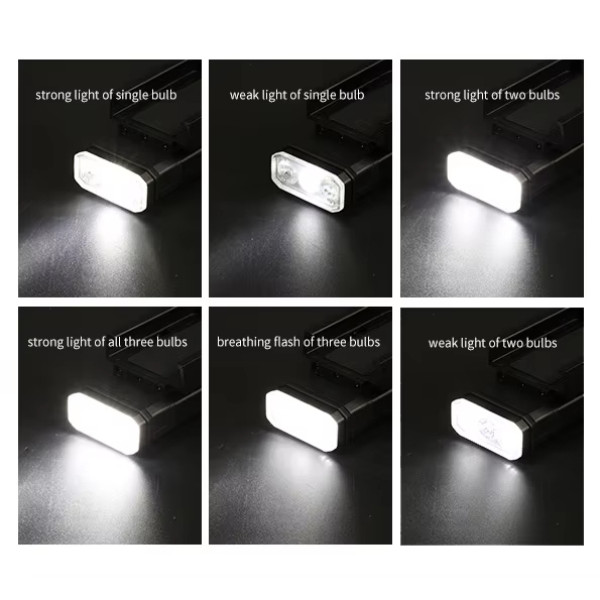 Велоліхтар BK09/Z-03-3T6, Power Bank, Li-Ion акумулятор, ЗУ Type-C